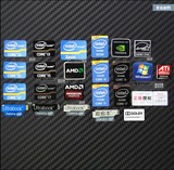 超极本性能标签贴 笔记本电脑logo AMD intel core i3 i5 i7 贴纸