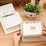 新款包邮2016年台历座典雅实用日历 每天一页办公桌摆件计划本子