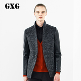 GXG[反季]男装男士时尚休闲外套灰色长款大衣#34126023