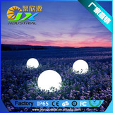 LED发光圆球灯 发光球户外欧式防水落地灯LED发光塑胶球形草坪灯