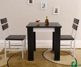 简约可伸缩餐桌椭圆形钢化玻璃实木烤漆餐桌椅组合小户型饭桌