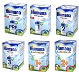 德国直邮Humana瑚玛娜有机益生元益生菌奶粉PRE,1,2,3,1+,2+段