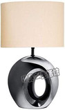 美国代购 床头小台灯 当代黑铬灯 装饰台灯 简约时尚个性