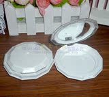 diy粉饼盒 白色圆形塑料空盒 带镜