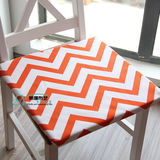 简约韩式带可拆洗板凳垫板凳垫餐椅椅子垫板波凳椅垫几何波纹坐垫