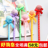 日韩可爱学生文具 圆形棒棒糖圆珠笔 创意个性学生儿童礼品批发