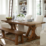 北欧餐桌椅组合 实木咖啡厅西餐厅家具宜家吃饭桌椅原木现代简约