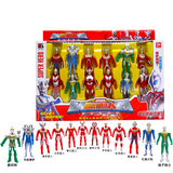 奥特曼玩具超人12只套装迪迦赛罗戴拿赛文人偶模型变形怪兽包邮