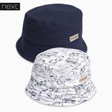 英国next童装2016年夏季新生儿两件装海军蓝薄款帽子VN03090697