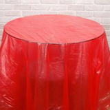 菲寻 结婚庆用品喜庆一次性塑料红桌布创意餐桌台布婚宴必备道具