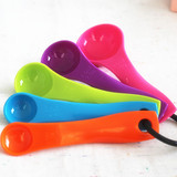 烘焙工具 5件彩色组合量勺带刻度量匙汤匙茶匙克婴儿奶粉调料勺