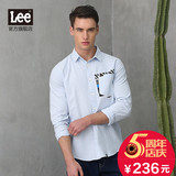 Lee男装 2016年春夏新款男士休闲长袖上衣衬衫潮L15983T123RE