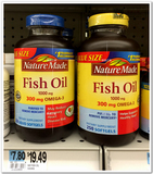 【美国代购】Nature Made 欧米伽3深海鱼油软胶囊250粒 fish oil