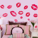 红唇墙贴 个性创意贴纸客厅电视背景墙贴画 性感嘴唇印婚庆装饰