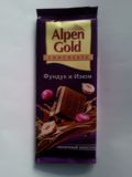 俄罗斯特产阿尔金山Alpen Gold进口黑巧克力进口零食情人节礼物