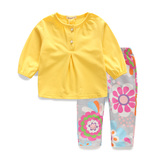 婴幼儿衣服春装0-3-6-9个月女宝宝2夏季4外出服1-5岁儿童春天套装