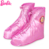 儿童雨鞋套女童芭比雨鞋雨靴女士套鞋小孩防滑加厚底防水鞋雨鞋套