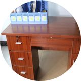 电脑桌台式家用1.2米简约现代写字台书桌组装职员单人办公桌子