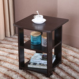 时尚简易木质小茶几小方桌小台子微波炉饮水机茶具床头沙发桌架子