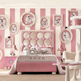 公主床儿童卧室套房实木家具女孩粉色布艺床欧式新古典软包单人床
