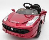 玩具电瓶车汽车宝宝可坐遥控车新款法拉利儿童电动车四轮双驱摇摆