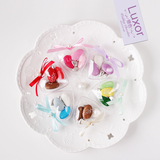 Luxor恋色巧克力 欧式心形透明喜糖盒批发婚礼创意喜糖盒含糖成品