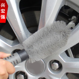 洗车用品 汽车钢圈刷清洁轮胎刷洗车刷 轮毂刷洗车工具（直刷子）