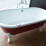 科勒 K-11195T-0/RF/RK/RT 歌莱独立式铸铁浴缸(白红紫绿四颜色）