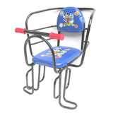 加厚折叠自行车儿童坐椅电动车后座椅宝宝单车后置大安全脚踏加大