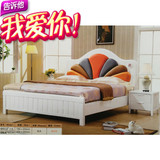 卧室家具/套房家具/实木床/橡木床/1.8米/2米全实木超厚材料
