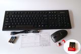 正品双飞燕3100N2.4G无线键盘鼠标套装10米灵敏电脑游戏家用办公