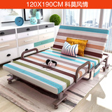 G5U竹床折叠床单人双人床简易床午休床躺椅实木凉床.2米沙发