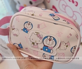 可爱卡通HelloKitty哆啦A梦 手拎包 化妆包收纳包 零钱包整理小包