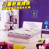 儿童家具套房组合青少年床儿童床男孩女孩单人床卡通衣柜书桌烤漆