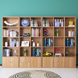 儿童简易书架书柜置物架实木货架客厅隔断柜卧室创意家居家具定制