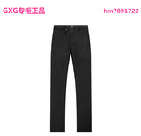 GXG男装2015冬季商场同款 时尚黑色都市休闲裤#54102021 正品现货