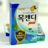 韩国原装进口乐天润喉糖 薄荷润喉糖38g 木瓜糖薄荷糖　零食糖果