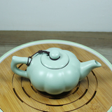 汝窑茶壶陶瓷茶具功夫手工紫砂仿古西施壶小泡茶壶过滤石瓢泡茶器