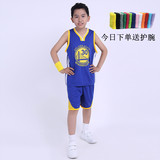 库里夏季儿童篮球服幼儿园中小童运动套装童装演出服童装球衣批发