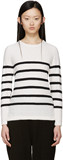 美国代购  2016 春新款 APC 简洁设计经典款条纹针织毛衣
