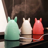 自由星苹果兔USB迷你空气加湿器家用办公室车载静音喷雾补水神器