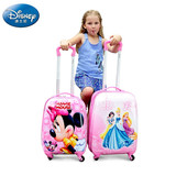 迪士尼儿童拉杆箱正品小孩旅行箱万向轮18寸宝宝皮箱行李箱女公主
