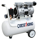 奥突斯OTS-550W-18L 小型空气压缩机 无油静音空压机充气泵