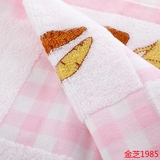三利 纱布毛巾被纯棉儿童床单午睡毯 秋冬季卡通毛巾毯盖毯空调毯