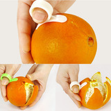 创意厨房用品开橙器护手套剥橙器桔子橙子去皮器刨水果神器削皮器