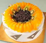 郑州蛋糕同城速递 生日蛋糕 巧克力水果鲜奶心形蛋糕 爱起源鲜花
