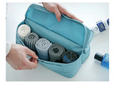 旅行多功能内衣收纳盒文胸袜子旅行必备有盖防水收纳箱洗漱化妆包