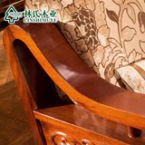 热卖林氏木业现代中式客厅实木沙发123人组合布艺沙发木头LS001SF