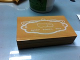 高档木质包装盒 油漆木盒 茶具礼品盒 宝宝幼齿收纳盒 厂家定做