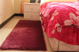 【天天特价】丝毛地毯床头床边飘窗客厅茶几垫长方形卧室房间纯色